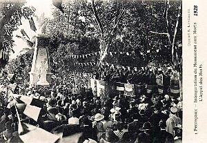 2858- Perregaux - Inauguration du Monument aux Morts - 1928
